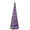 7.5ft. Unlit Purple & Black Pop-Up Artificial Halloween Tree
